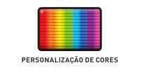 Personalização de cores
